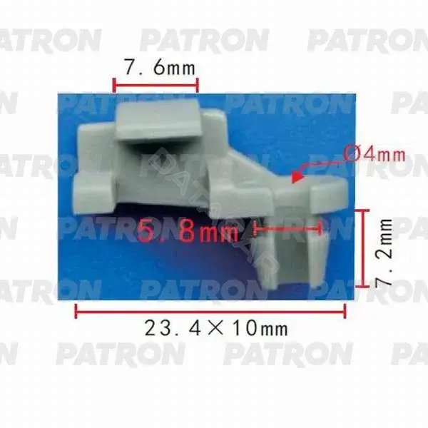 Клипсы, фиксаторы, зажимы PATRON P37-0486