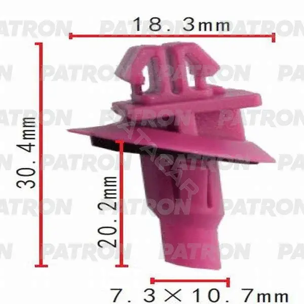 Клипсы, фиксаторы, зажимы PATRON P37-0489