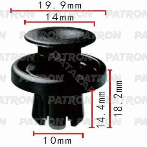 Клипсы, фиксаторы, зажимы PATRON P37-0499