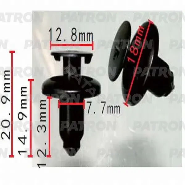 Клипсы, фиксаторы, зажимы PATRON P37-0517