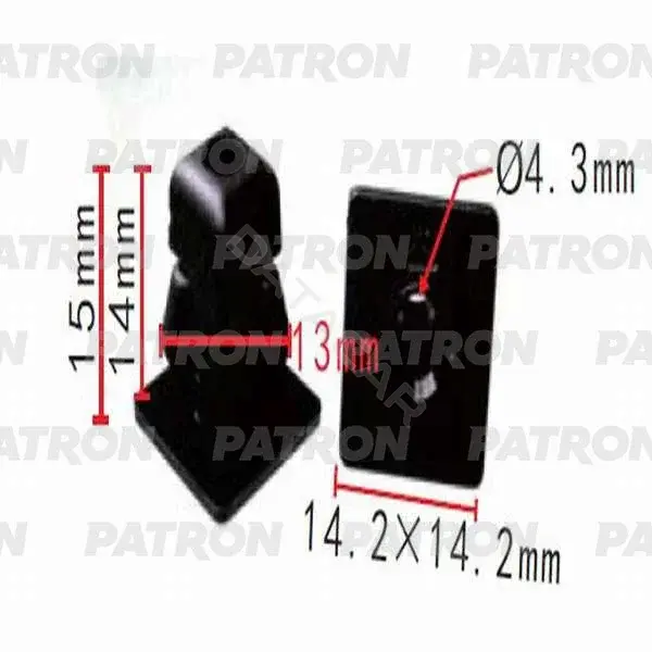 Клипсы, фиксаторы, зажимы PATRON P37-0530
