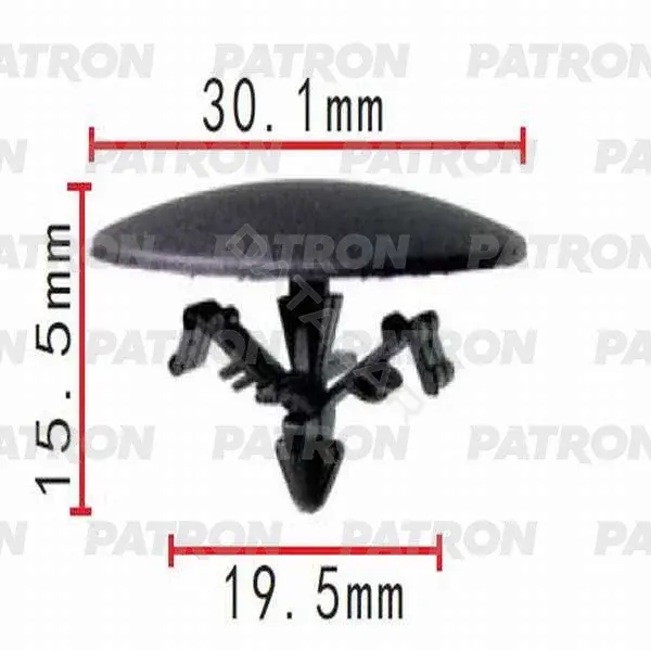 Клипсы, фиксаторы, зажимы PATRON P37-0542