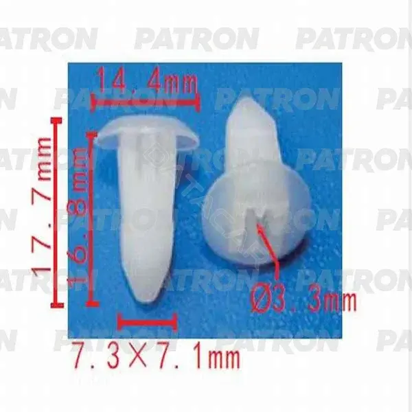Клипсы, фиксаторы, зажимы PATRON P37-0546