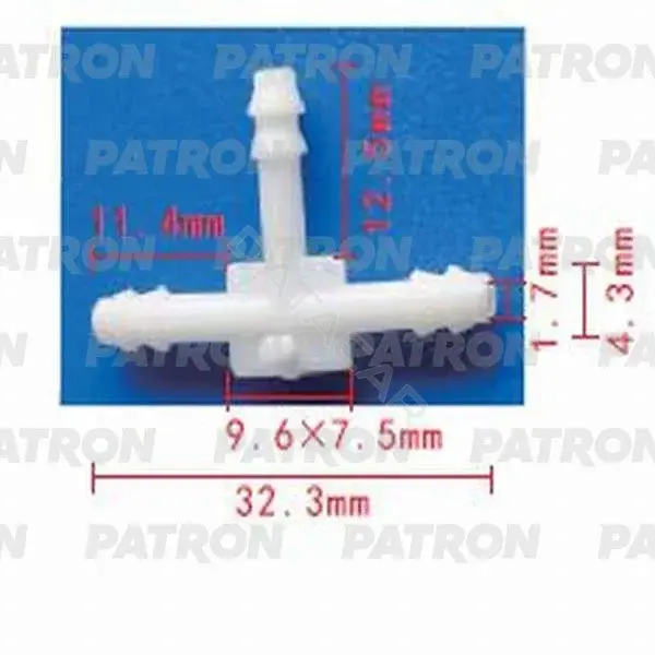 Клипсы, фиксаторы, зажимы PATRON P37-0803