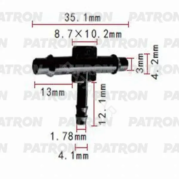 Клипсы, фиксаторы, зажимы PATRON P37-0804