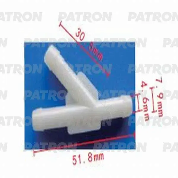 Клипсы, фиксаторы, зажимы PATRON P37-0808