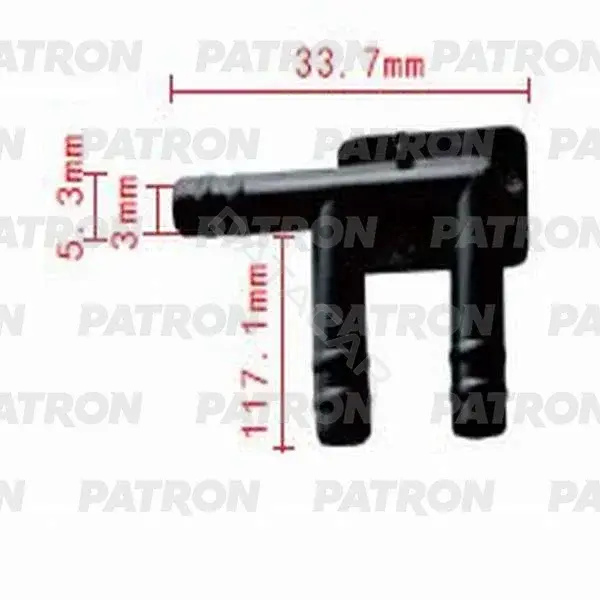 Клипсы, фиксаторы, зажимы PATRON P37-0809