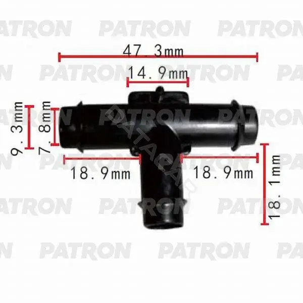 Клипсы, фиксаторы, зажимы PATRON P37-0810