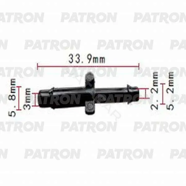Клипсы, фиксаторы, зажимы PATRON P37-0821