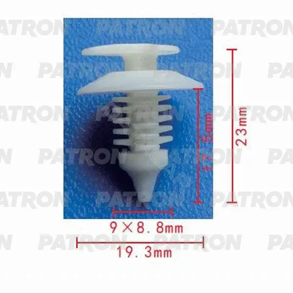 Клипсы, фиксаторы, зажимы PATRON P37-0825