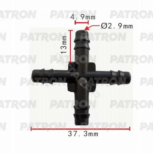 Клипсы, фиксаторы, зажимы PATRON P37-0828