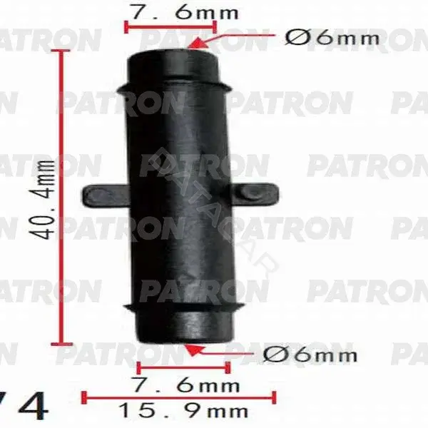 Клипсы, фиксаторы, зажимы PATRON P37-0830