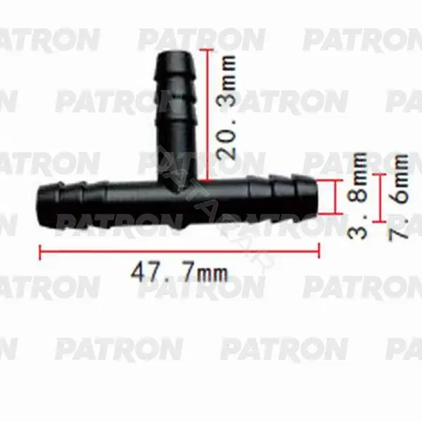Клипсы, фиксаторы, зажимы PATRON P37-0833