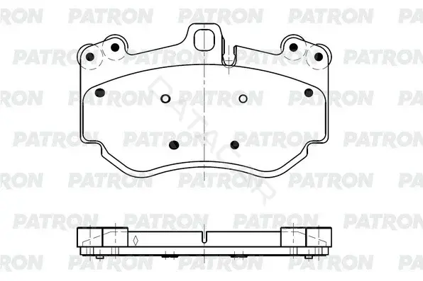 Тормозные колодки PATRON PBP1131