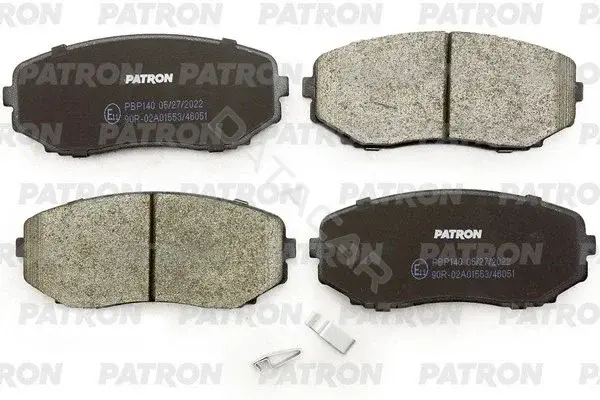 Тормозные колодки PATRON PBP140