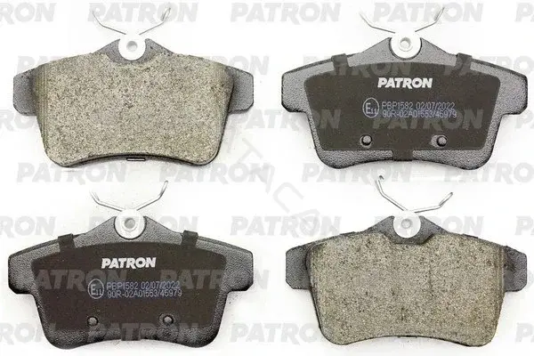 Тормозные колодки PATRON PBP1582