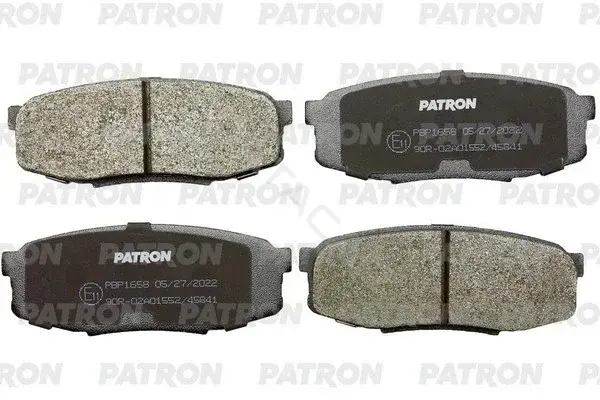 Тормозные колодки PATRON PBP1658