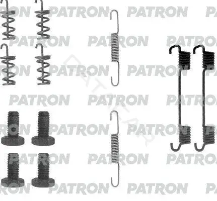 Ремкомплект тормозных колодок PATRON PSRK0024
