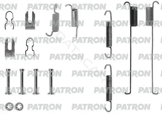 Ремкомплект тормозных колодок PATRON PSRK0038