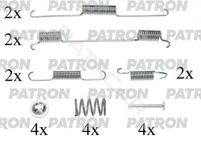 Ремкомплект тормозных колодок PATRON PSRK0052