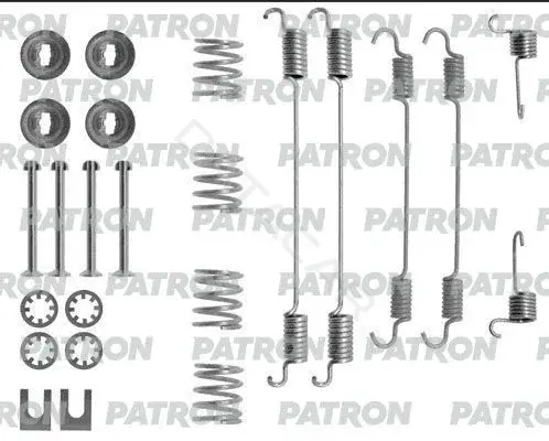 Ремкомплект тормозных колодок PATRON PSRK0061