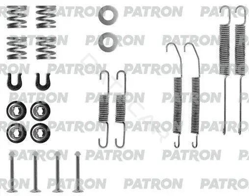 Ремкомплект тормозных колодок PATRON PSRK0063