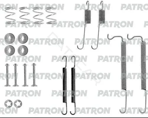 Ремкомплект тормозных колодок PATRON PSRK0068