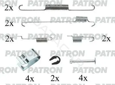 Ремкомплект тормозных колодок PATRON PSRK0070