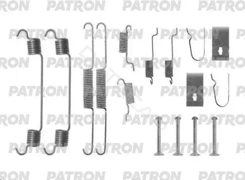 Ремкомплект тормозных колодок PATRON PSRK0074