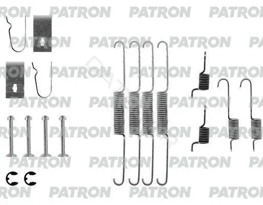 Ремкомплект тормозных колодок PATRON PSRK0080