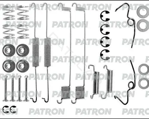 Ремкомплект тормозных колодок PATRON PSRK0084