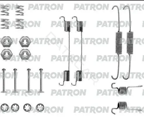 Ремкомплект тормозных колодок PATRON PSRK0093