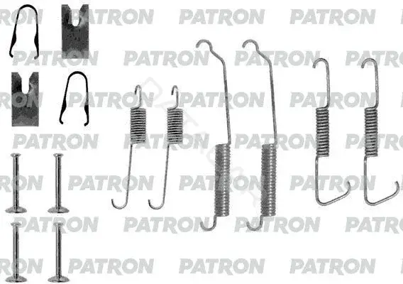 Ремкомплект тормозных колодок PATRON PSRK0096