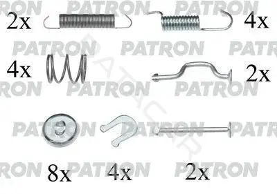 Ремкомплект тормозных колодок PATRON PSRK0106