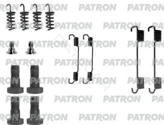Ремкомплект тормозных колодок PATRON PSRK0108