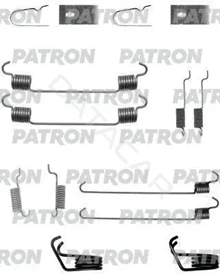 Ремкомплект тормозных колодок PATRON PSRK0113
