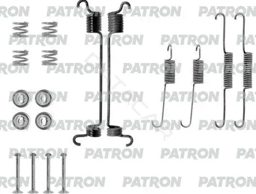 Ремкомплект тормозных колодок PATRON PSRK0115