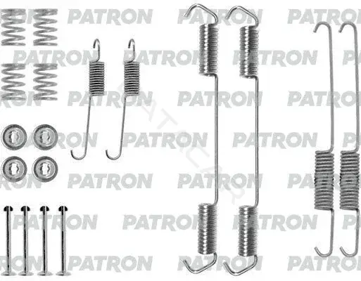 Ремкомплект тормозных колодок PATRON PSRK0133