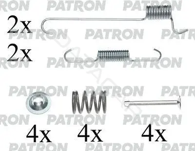 Ремкомплект тормозных колодок PATRON PSRK0139