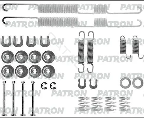 Ремкомплект тормозных колодок PATRON PSRK0169