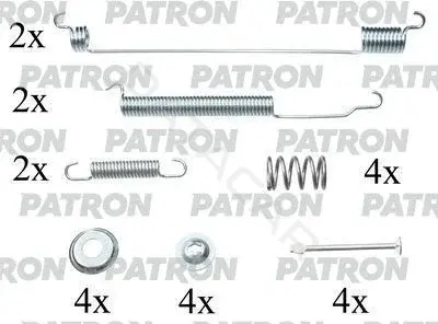 Ремкомплект тормозных колодок PATRON PSRK0178