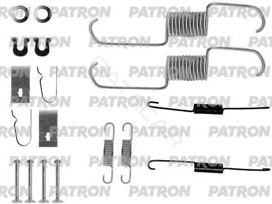 Ремкомплект тормозных колодок PATRON PSRK0204
