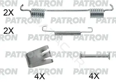 Ремкомплект тормозных колодок PATRON PSRK0231