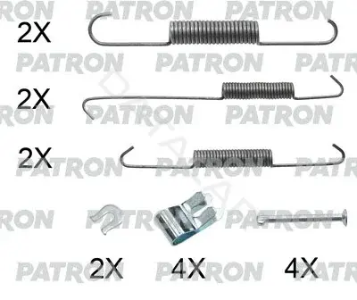 Ремкомплект тормозных колодок PATRON PSRK0233