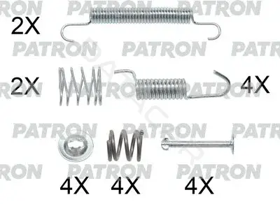 Ремкомплект тормозных колодок PATRON PSRK0235