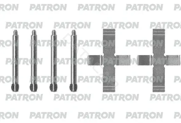 Ремкомплект тормозных колодок PATRON PSRK1004
