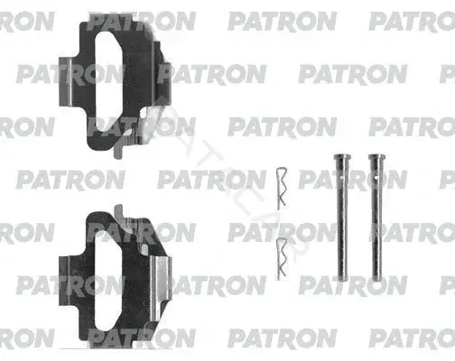 Ремкомплект тормозных колодок PATRON PSRK1019