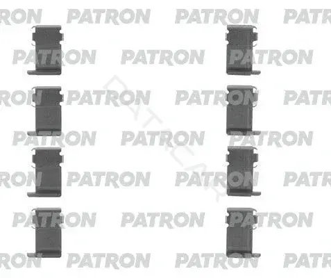 Ремкомплект тормозных колодок PATRON PSRK1026