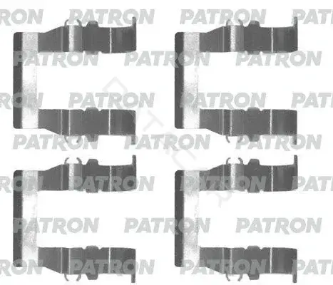 Ремкомплект тормозных колодок PATRON PSRK1056