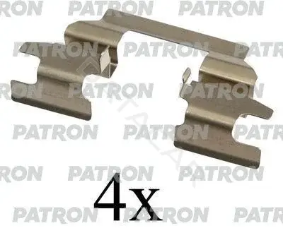 Ремкомплект тормозных колодок PATRON PSRK1062
